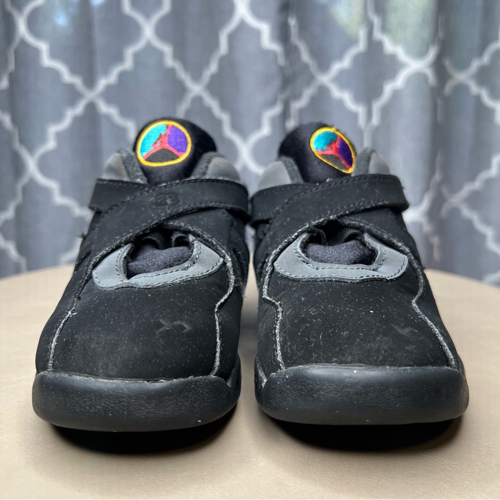 Nike Jordan VIII 8 Retro BT Aqua Black Baby Toddler Sneaker Shoes - Picture 8 of 8